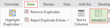 create a drop down list