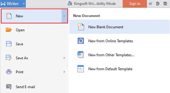 create document