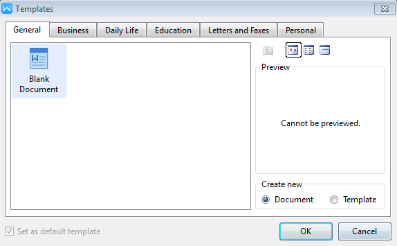 create document