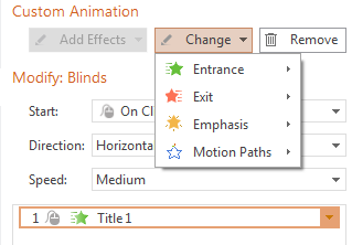 custom animation