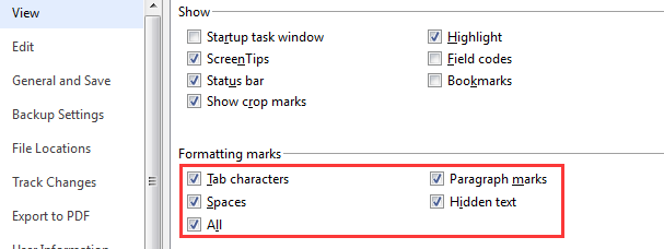 show hide in word show hide in word