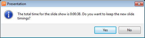 rehearse timings