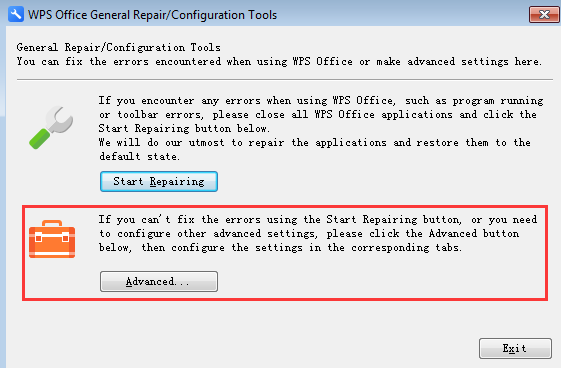 configuration for set default 