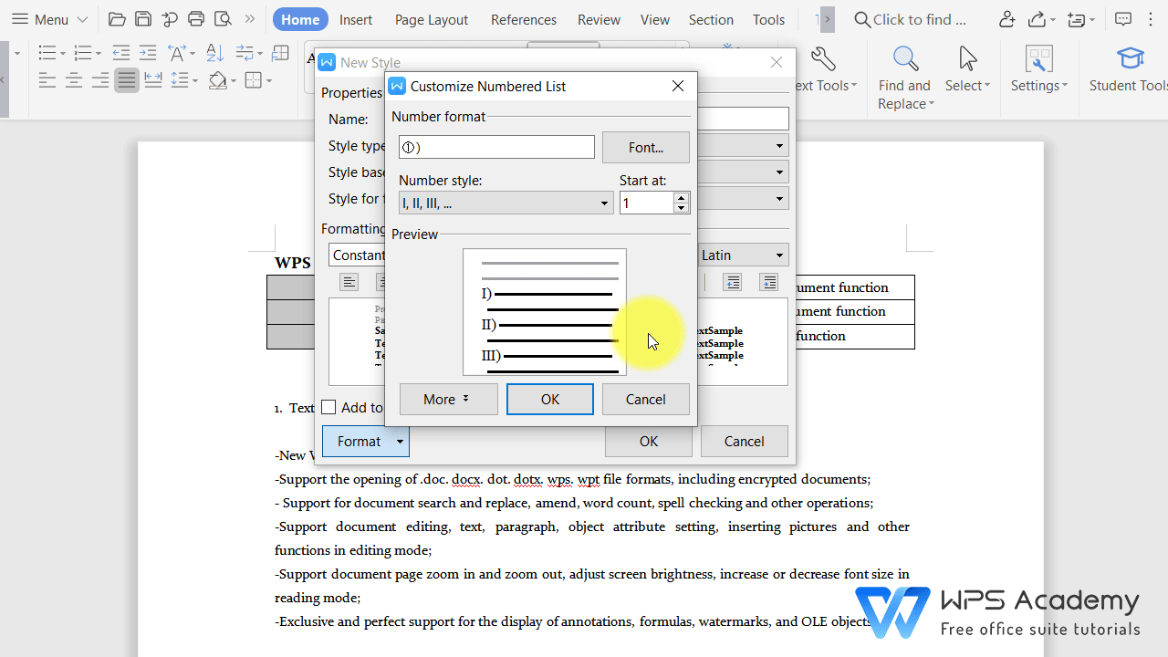How To Automatically Add The Serial Number Of The Tables In WPS Writer